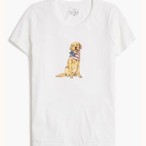 J Crew | dog tee